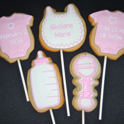 Baby Girl Cookie Bouquet