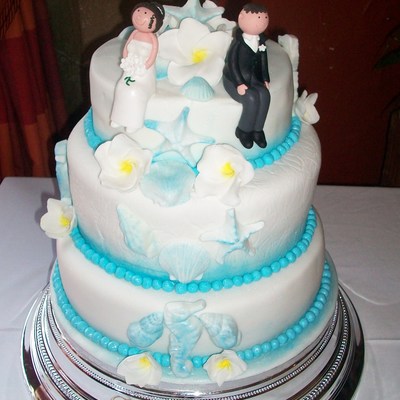 Beach Wedding Cake