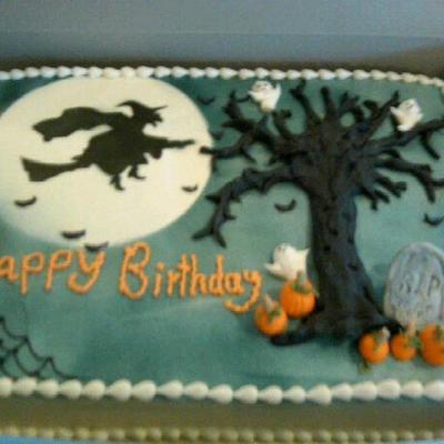Halloween Birthday Cake