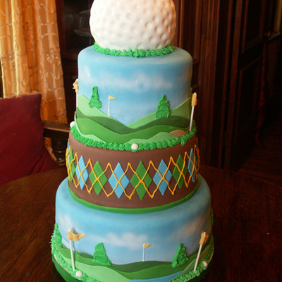 Golf Tournament Cake