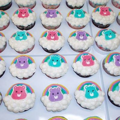 Carebear Cupcakes