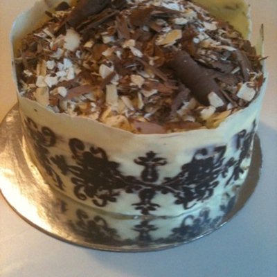 Chocolate Cake With Chocolate Wrapper 1St Time