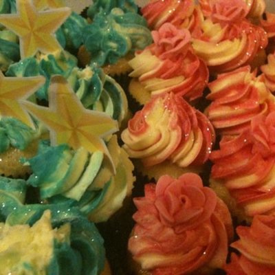 Swirl Cupcakes For Childrens Party