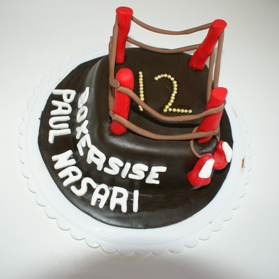 Boxing Ring Made To Celebrate 12Years Of Boxercise