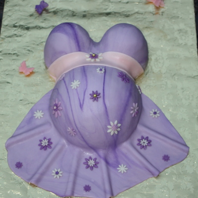 Pregnant Belly Cake