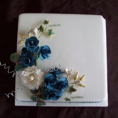 Blue Rose Spray