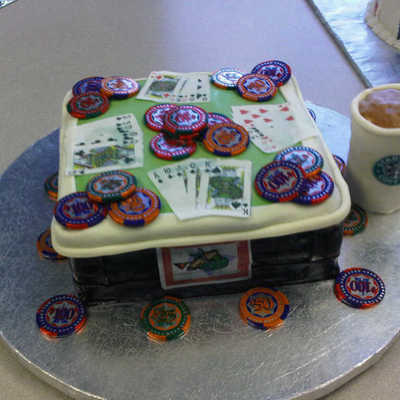 Poker Cake