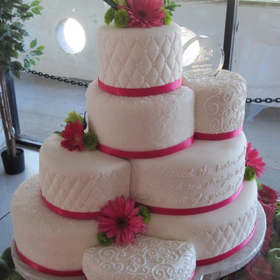 Staggered Wedding Cake