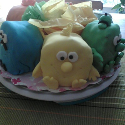 Cute Monsters Cake
