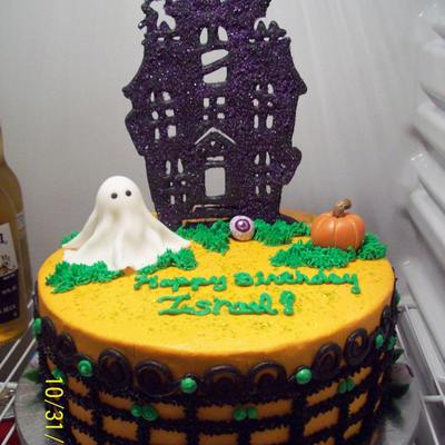 Haunted House Cake