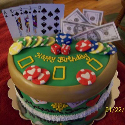 Casino Themed Cake