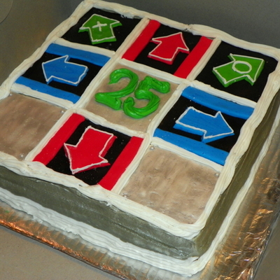 Dance Dance Revolution Cake