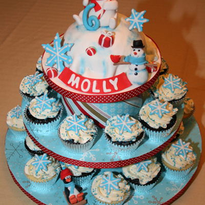 Winter Theme Cake