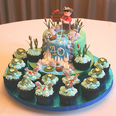 Fly Fishing Cake