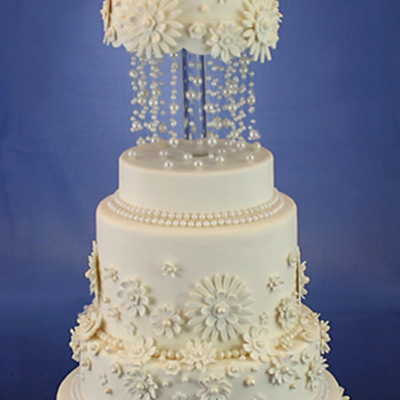 Beaded Wedding Cake