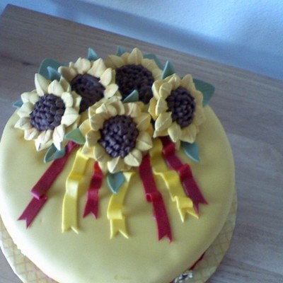 Sunflowers And Ribbons