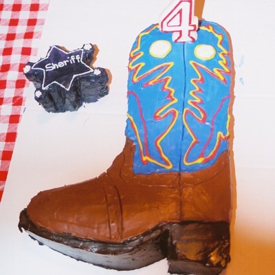 Cowboy Boot Cake