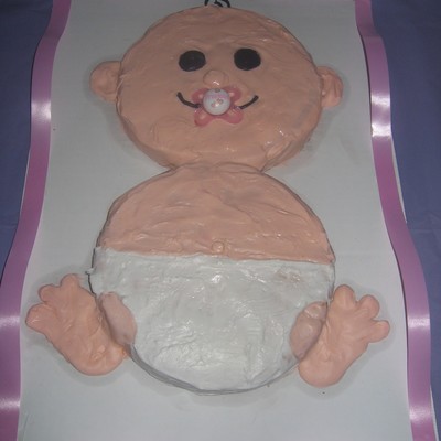 Baby Girl Cake