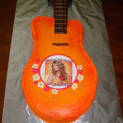 Taylor Swift Guitar Cake