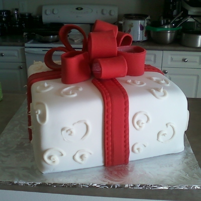 Gift Box Cake