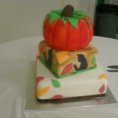 Halloween Wedding Cake
