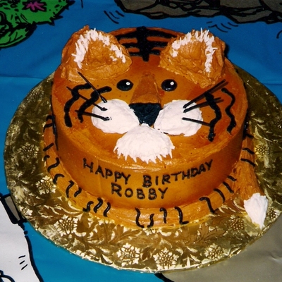 Tiger Birthday Cake
