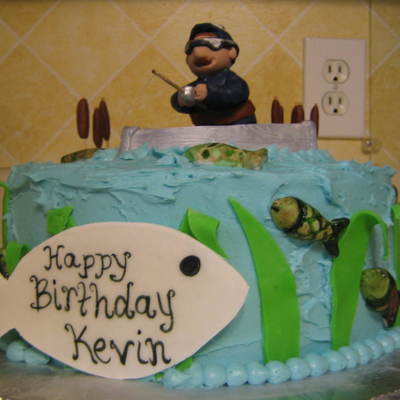 Fishing Birthday Cake
