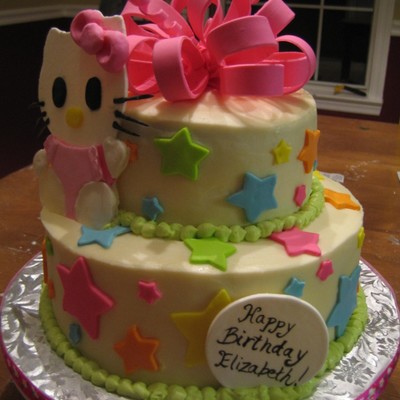 Hello Kitty Birthday Cake