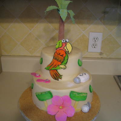 Margaritaville Birthday Cake