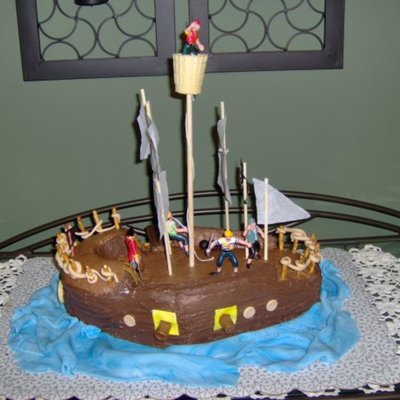 Pirate Ship Cake