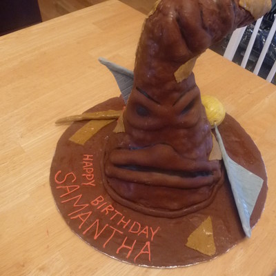 Harry Potter Sorting Hat Cake