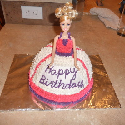 Barbie Birthday Cake