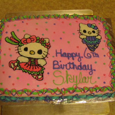 Hello Kitty Cake
