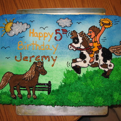Horse Birthday Cake