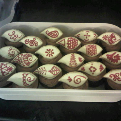 Mehndi Cupcakes