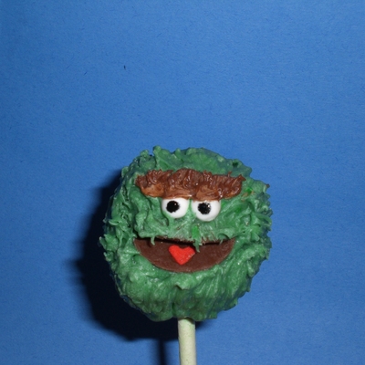 The Grouch Cake Pop