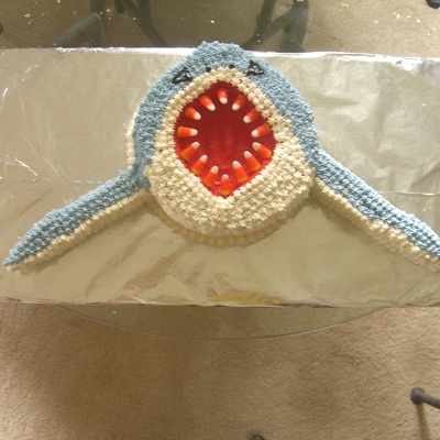 Shark Birthday Cake