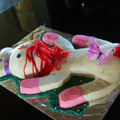 Horse 3-D Cake