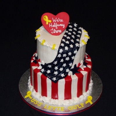 Halfway Deployment Cake