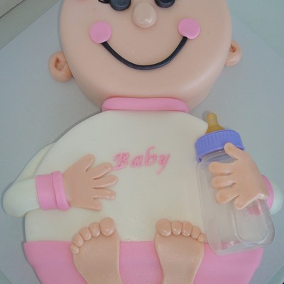 Baby Cake With Bottle
