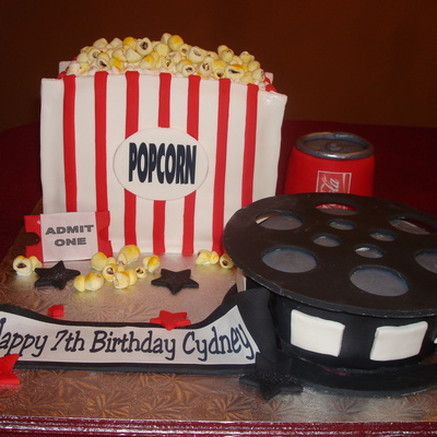 Movie Night Cake