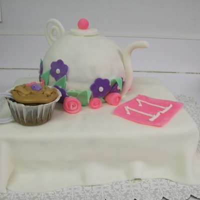 Childrens Birthday Cake Teapot