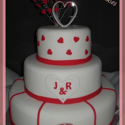 Red & White Wedding Dummie