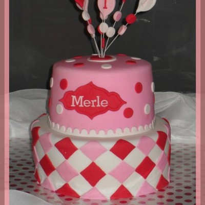 Pink Red En White Dots!