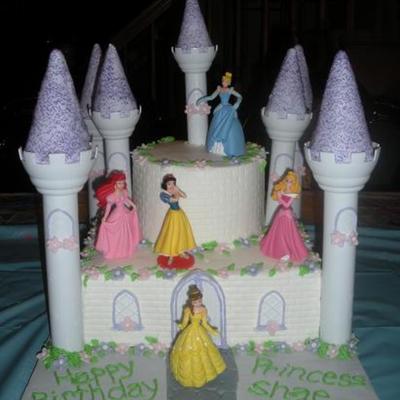 Princess Castle Cake