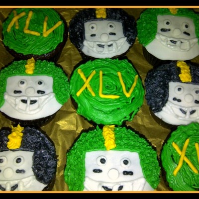 Football (Kiddie) Cupcakes