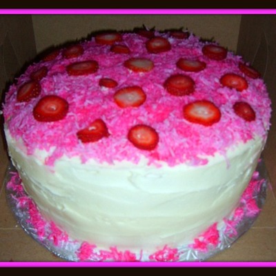 Southern Strawberry Cake
