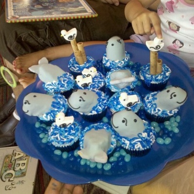Whale Cupcakes