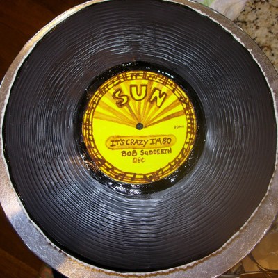 Vinyl Record Cake