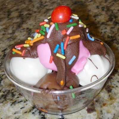 Cake Truffle Sundae